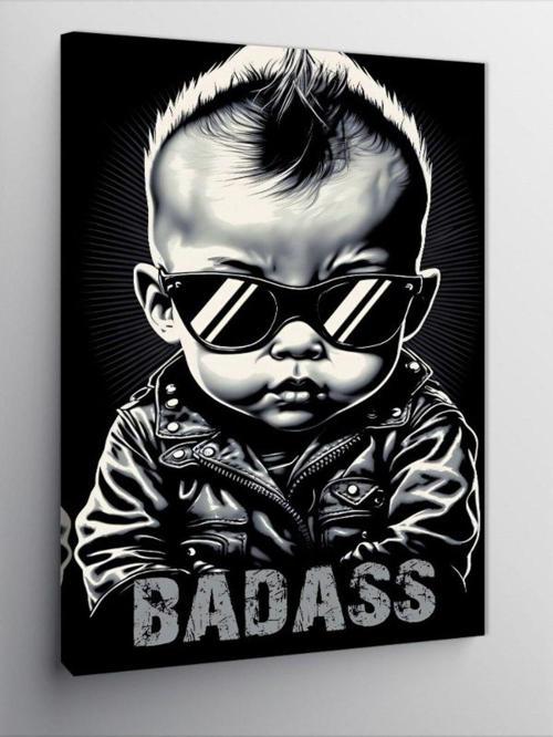 Kanvas Tablo Hip Hop Badass Bebek