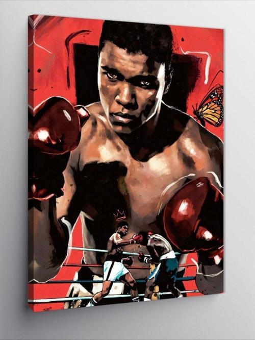 Kanvas Tablo Muhammed Ali Boksör