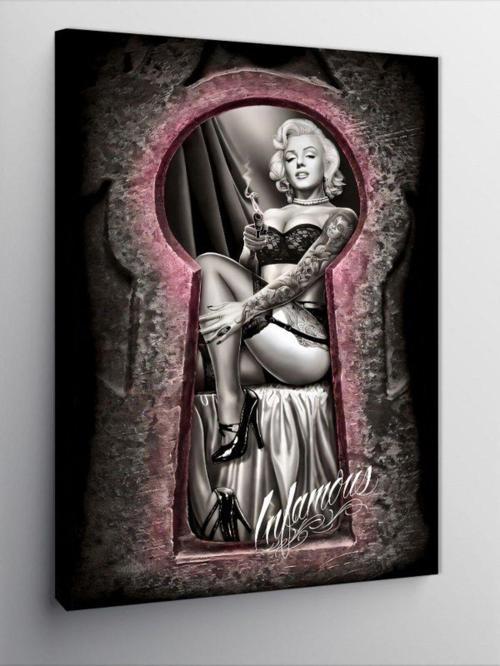 Kanvas Tablo Jartiyerli Marilyn Monroe