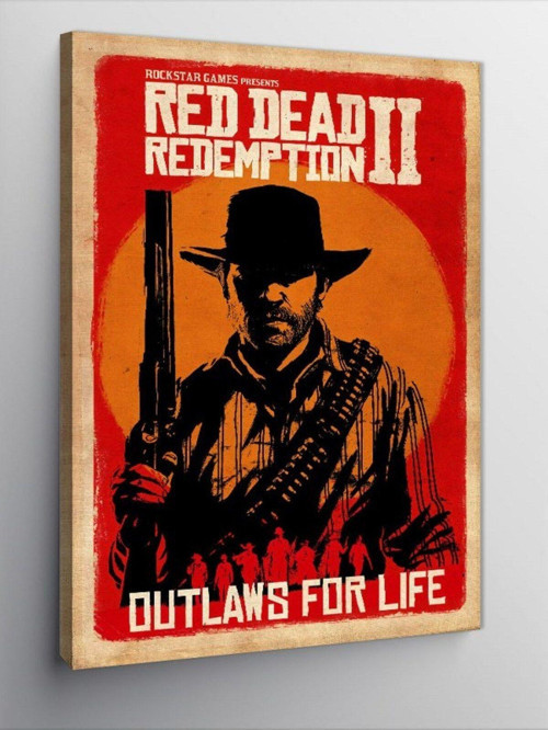 Kanvas Tablo Red Dead Redemption 2