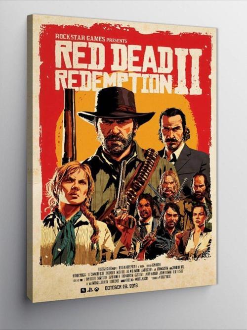 Kanvas Tablo Red Dead Redemption 2