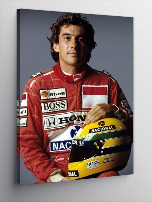 Kanvas Tablo Ayrton Senna Formula 1
