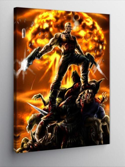 Kanvas Tablo Duke Nukem Afiş