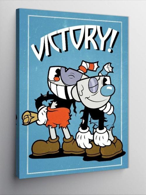 Kanvas Tablo Cup Head Zafer