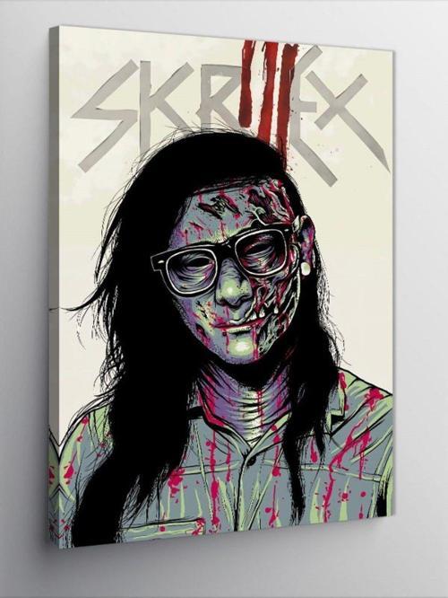 Kanvas Tablo Skrillex Rock Müzik