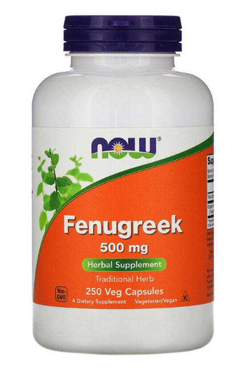 Fenugreek 500 Mg 250 Veg Capsules Usa. 3633