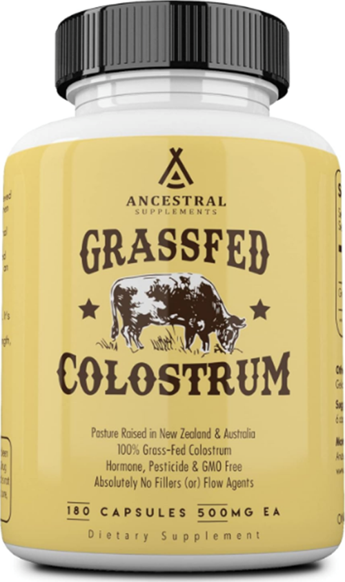 Swanson Ancestral Supplements Grass Fed Beef Colostrum 3000Mg 180 Capsules.Usa Menşei.3782