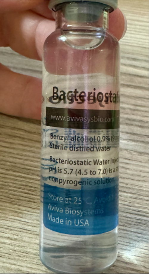 Swanson Aviva Systems Biology, Bacteriostatic Water Peptid İçin Özel Su For Injection 20Ml Made In Usa