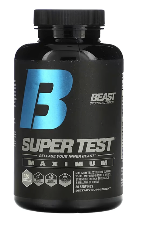 Swanson Beast Sports Nutrition, Super Test, Maximum, 120 Capsul. Usa Versiondur.