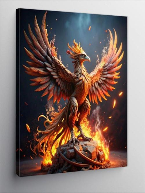 Kanvas Tablo Anka Kuşu Uyanıyor