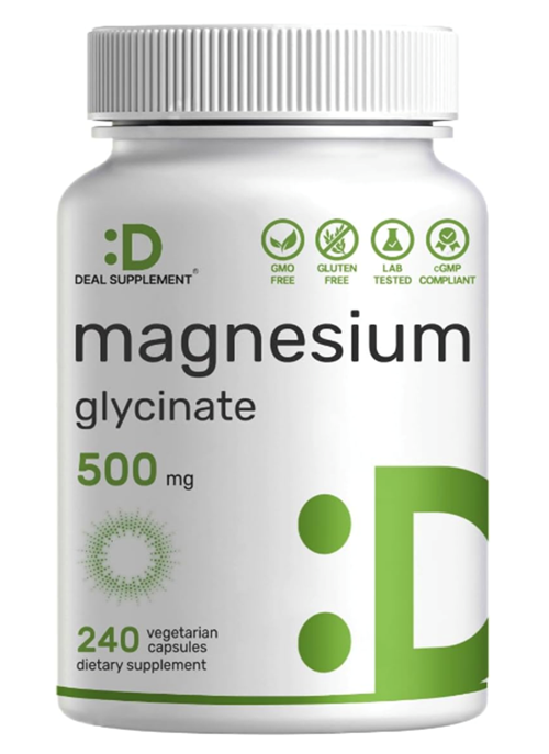 Swanson Deal Supplement Magnesium Glycinate 500Mg, 240 Veggie Capsul.Ozelsporcugıdaların'Dan