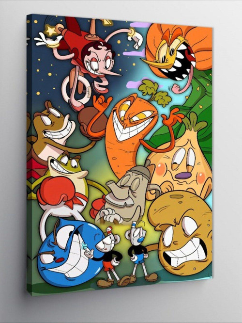 Kanvas Tablo Cuphead