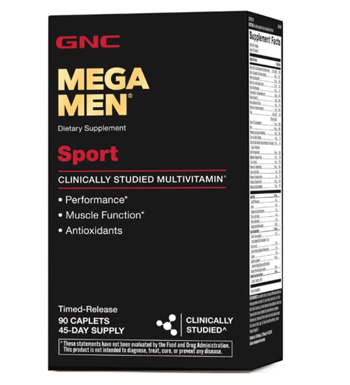 Swanson Gnc Mega Men Sport Daily Multivitamin For Performance, Muscle Function, And General Health -90 Tabl