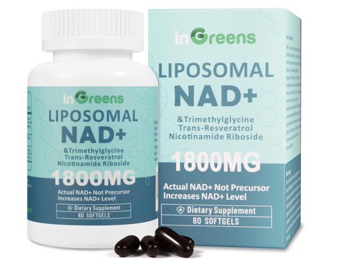 Swanson İngreens Liposomal Nad+1800Mg  Resveratrol+Tmg 60 Softgel.Usa Menşei.Ozelsporcugıdaların'Dan 3741