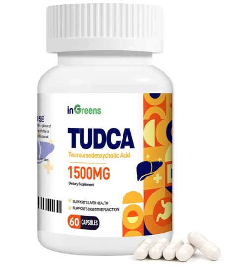 Swanson İngreens Pure Tudca Supplement 1500 Mg, High Pure Tauroursodeoxycholic Acid Bile Salts 60 Capsul. U