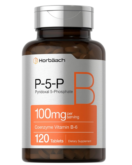 Swanson Horbach P-5-P Vitamin B6 100Mg  120 Tablet.Usa Menşei