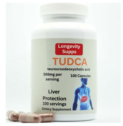 Swanson Longevity Supps Tudca 500Mg,100 Capsul 100 Servings. Usa Amazon Seller.3555