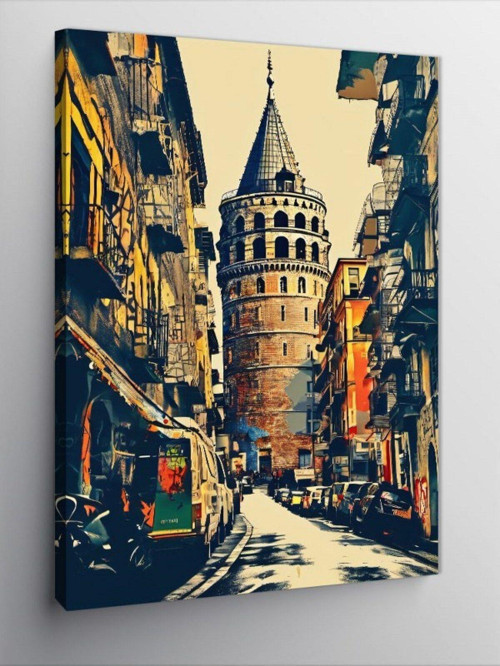 Kanvas Tablo Galata Kulesi