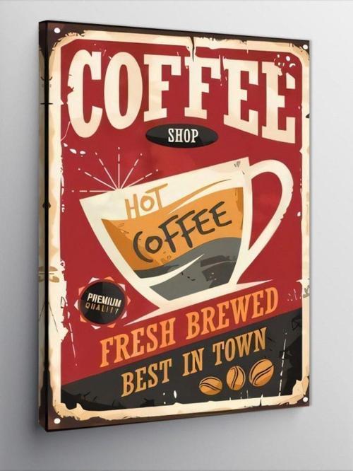Kanvas Tablo Kahve Coffe Temalı