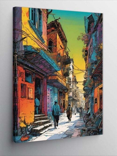 Kanvas Tablo Eski Sokak