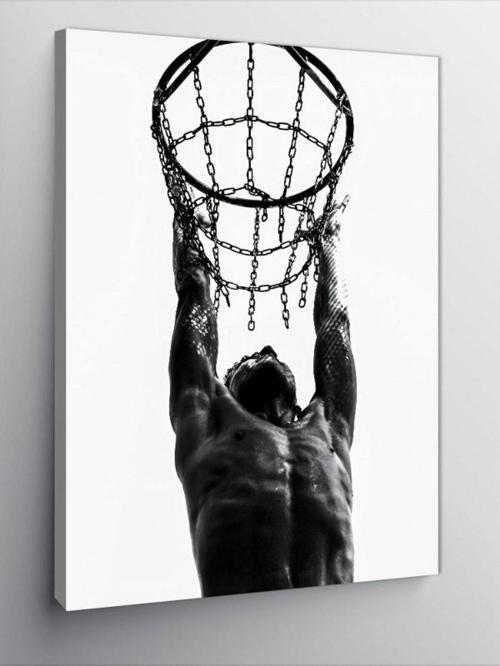 Kanvas Tablo Sokak Basketi