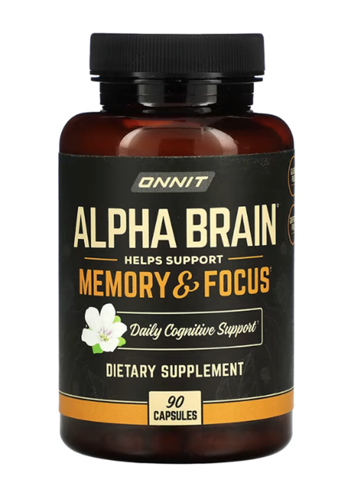 Swanson Onnit Alpha Brain Memory & Focus 90 Capsul.Usa Version 35103