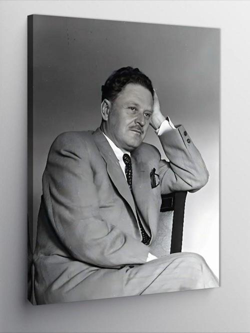 Kanvas Tablo Siyah Beyaz Nazım Hikmet