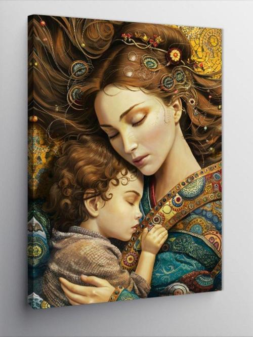 Kanvas Tablo Anne Ve Çocuk