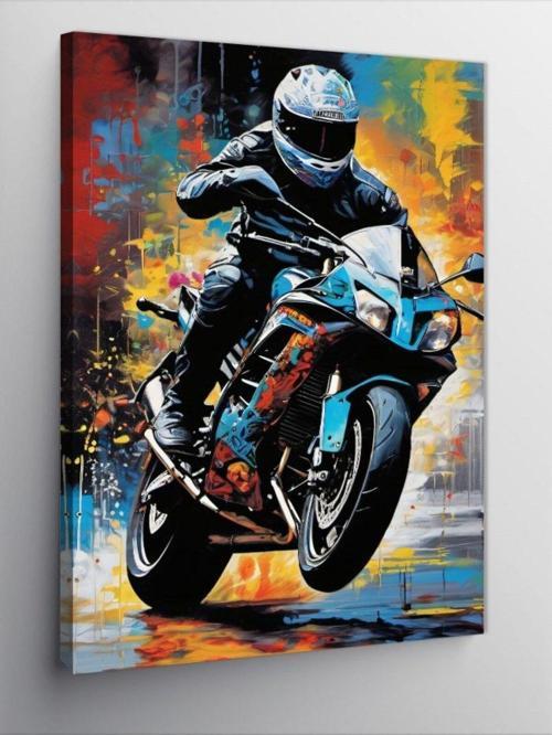 Kanvas Tablo Yarış Motoru