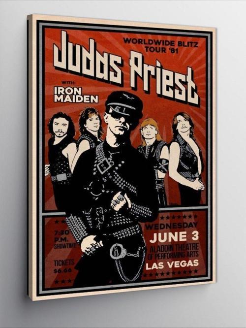 Kanvas Tablo Judas Priest Müzik Grubu