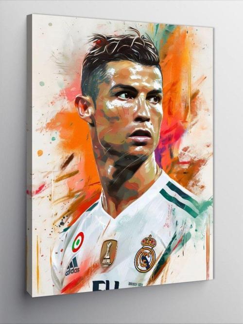 Kanvas Tablo Cristiano Ronaldo Futbolcu