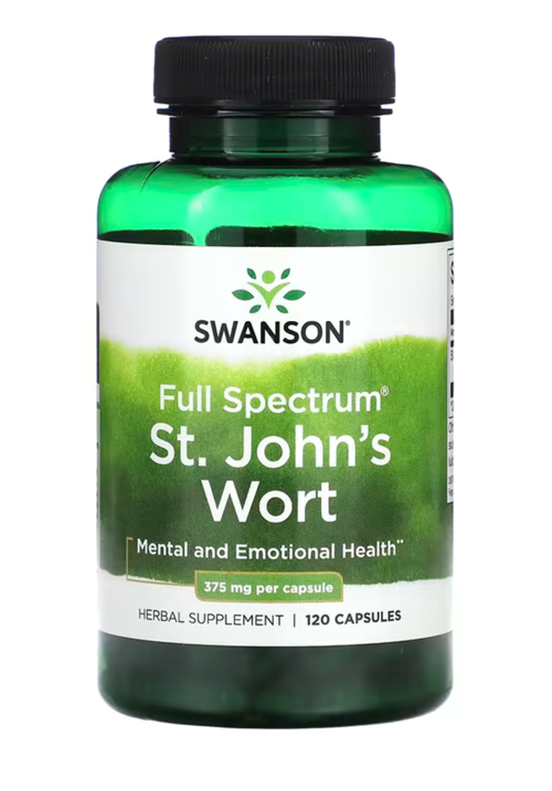 , Full Spectrum St. John'S Wort, 375 Mg , 120 Capsules. Usa Version 3325
