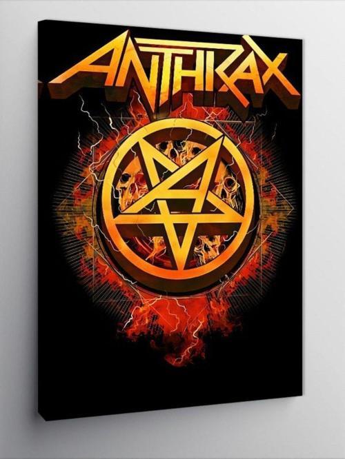 Kanvas Tablo Anthrax Müzik Grubu