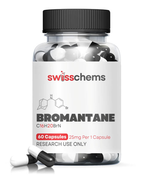 Swanson Swisschems Bromantane, 1500Mg (25Mg/ 60 Capsule).Orj Usa Firma Ürünü.3783