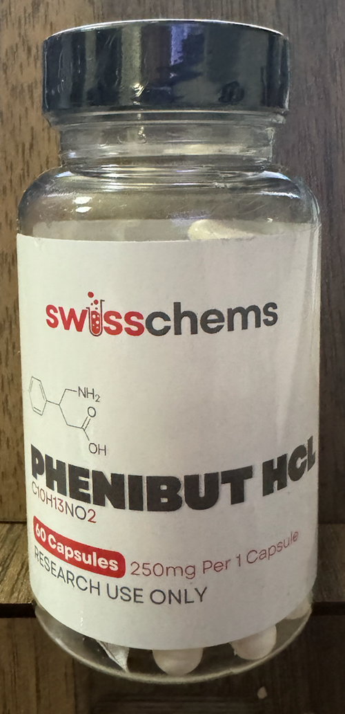 Swanson Swisschems Phenibut Hcl, 15 Grams (250 Mg/60 Capsules) .Orj Usa Firma Ürünü.3742
