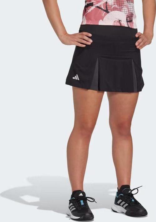 Tennis Club Pleated Siyah Şortlu Tenis Eteği HS1459