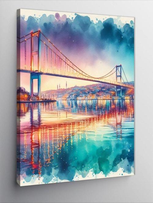 Kanvas Tablo İstanbul Boğaziçi Köprüsü