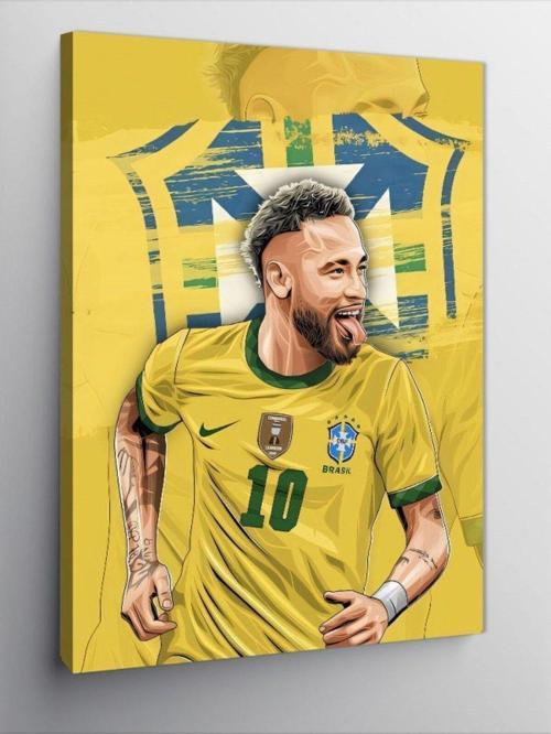 Kanvas Tablo Neymar Futbolcu