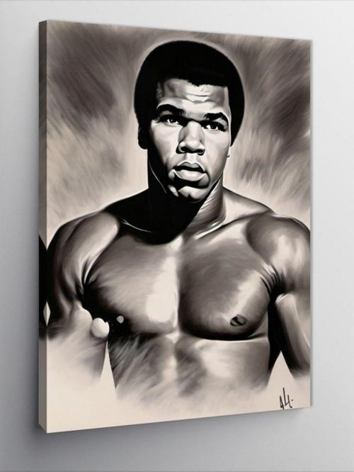 Kanvas Tablo Boksör Muhammed Ali