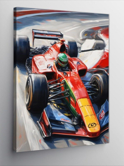 Kanvas Tablo Formula 1 Aracı