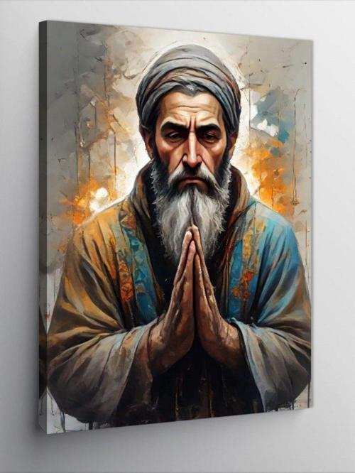 Kanvas Tablo Dua Eden Yaşlı Adam