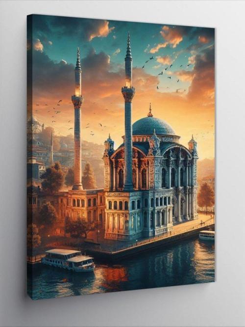 Kanvas Tablo İstanbul Ortaköy Camii