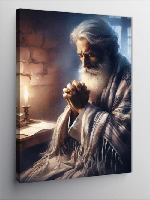 Kanvas Tablo Dua Eden Yaşlı Adam