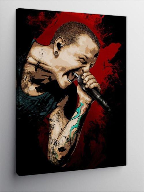 Kanvas Tablo Chester Bennington Müzisyen