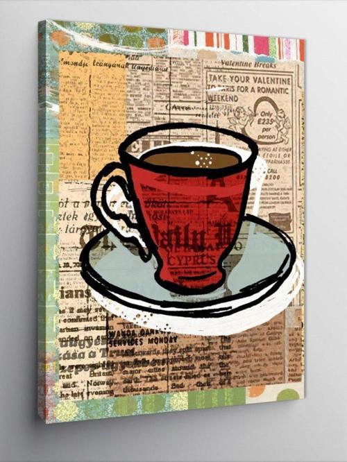 Kanvas Tablo Büyük Boy Çay