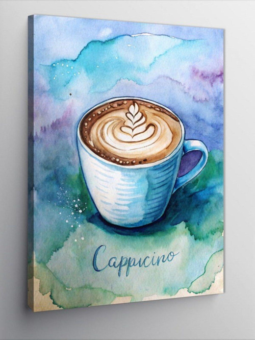 Kanvas Tablo Cappuccino Kahve