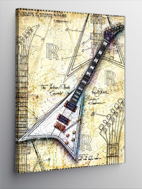 Kanvas Tablo Fly Kasa Gitar