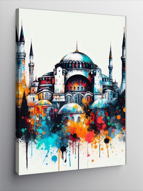 Kanvas Tablo Ayasofya Sulu Boya