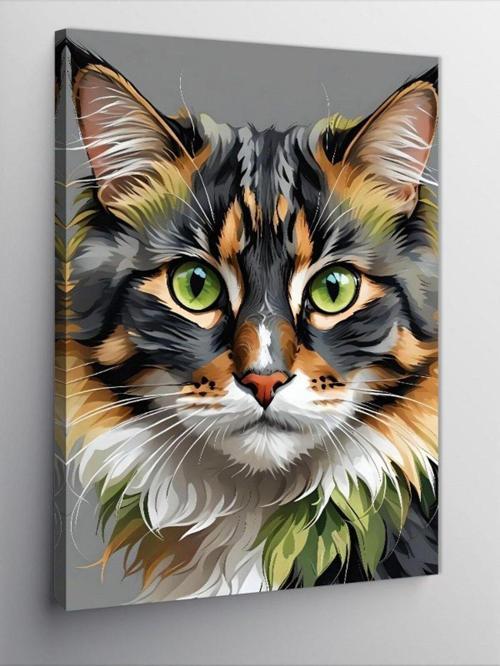 Kanvas Tablo Sevimli Kedi