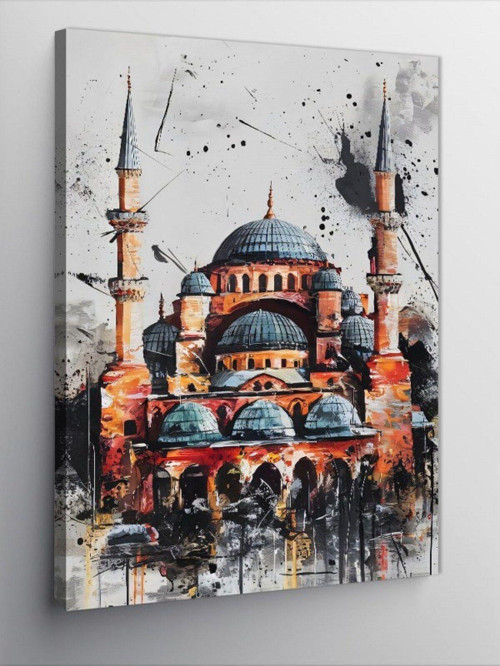 Kanvas Tablo Cami Manzarası